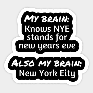 My Brain Sticker